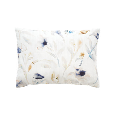 Floral Reversible Throw Pillow