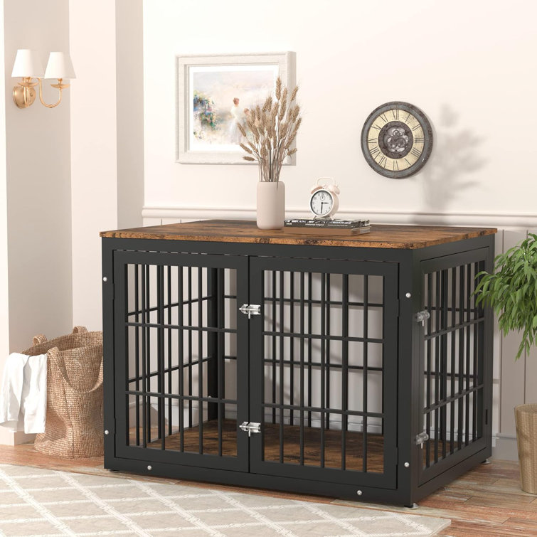 https://assets.wfcdn.com/im/47196733/resize-h755-w755%5Ecompr-r85/2640/264007056/Wood+Dog+Crate+Furniture%2C+Dog+Kennel+Double+Doors+Heavy+Duty+Dog+Cage+End+Table.jpg
