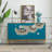 Hand-Painted Shoe Storage Cabinet
