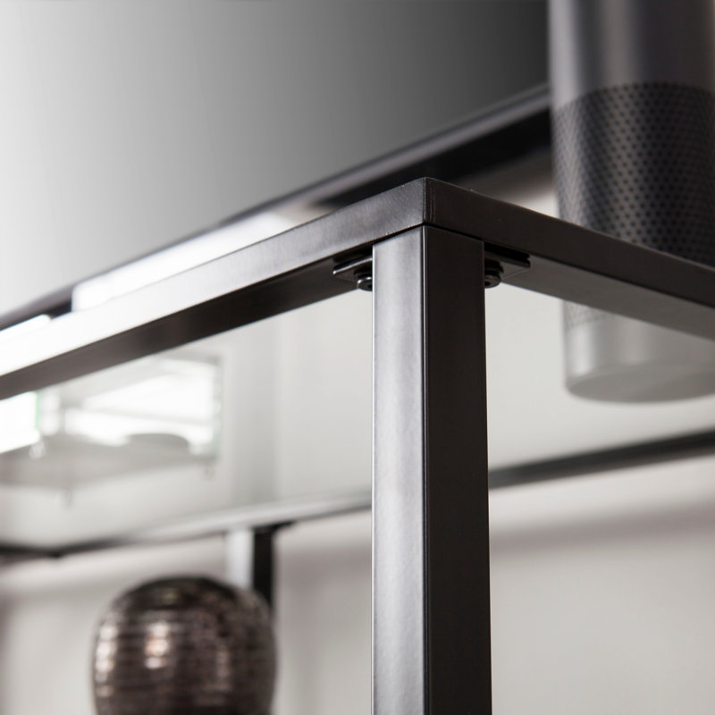 Meuble télé avec tablettes de rangement