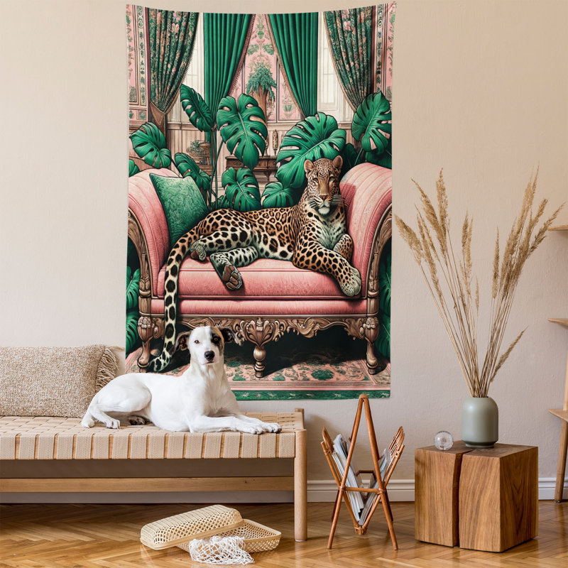 Tapisserie en polyester, H 80 po x l 60 po