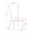 3 Piece Dining Table Set Contains a Rectangle Wooden Table with Butterfly Leaf and 2 Light Sable Linen Fabric Upholstered Chairs, Mahogany-254852318