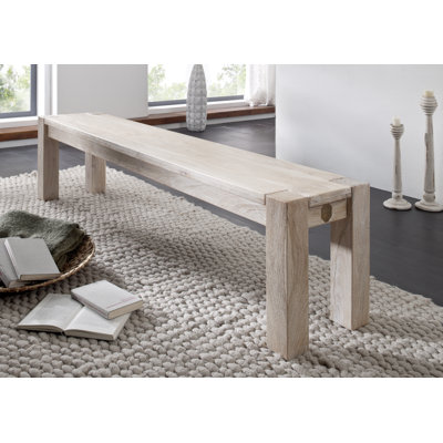 Solid Wood Bench