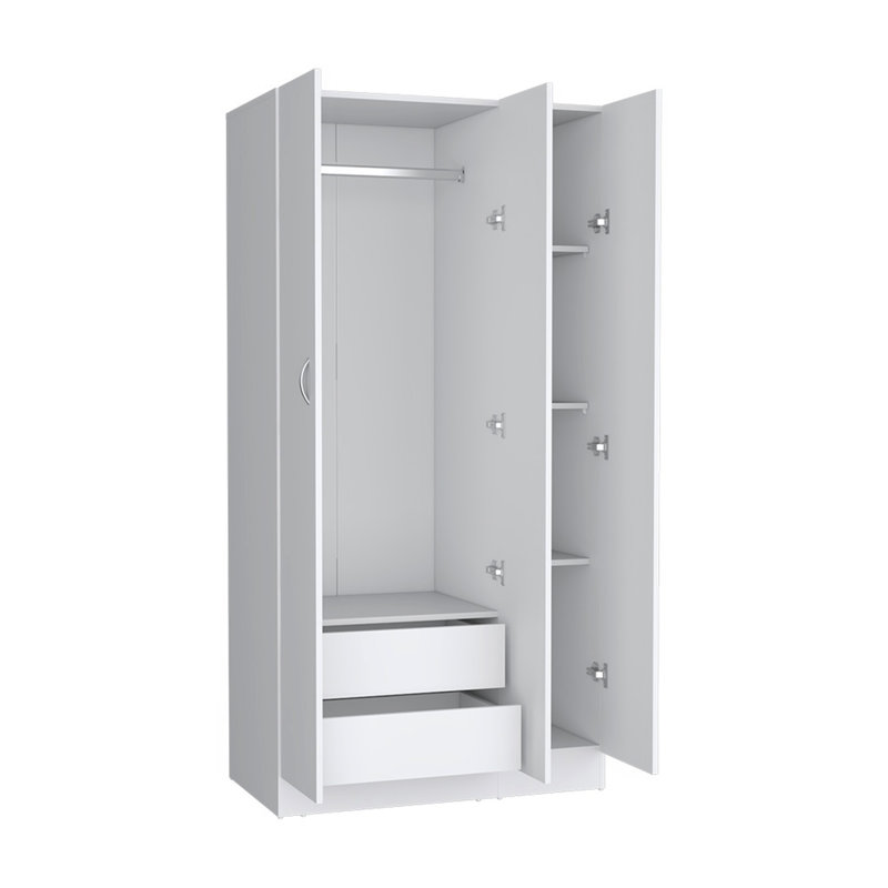 Garde-robe, chambre à coucher, blanc