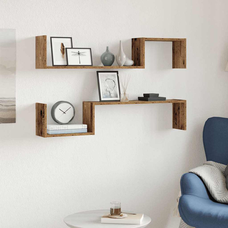 Arly Bracket Shelf, Old Wood