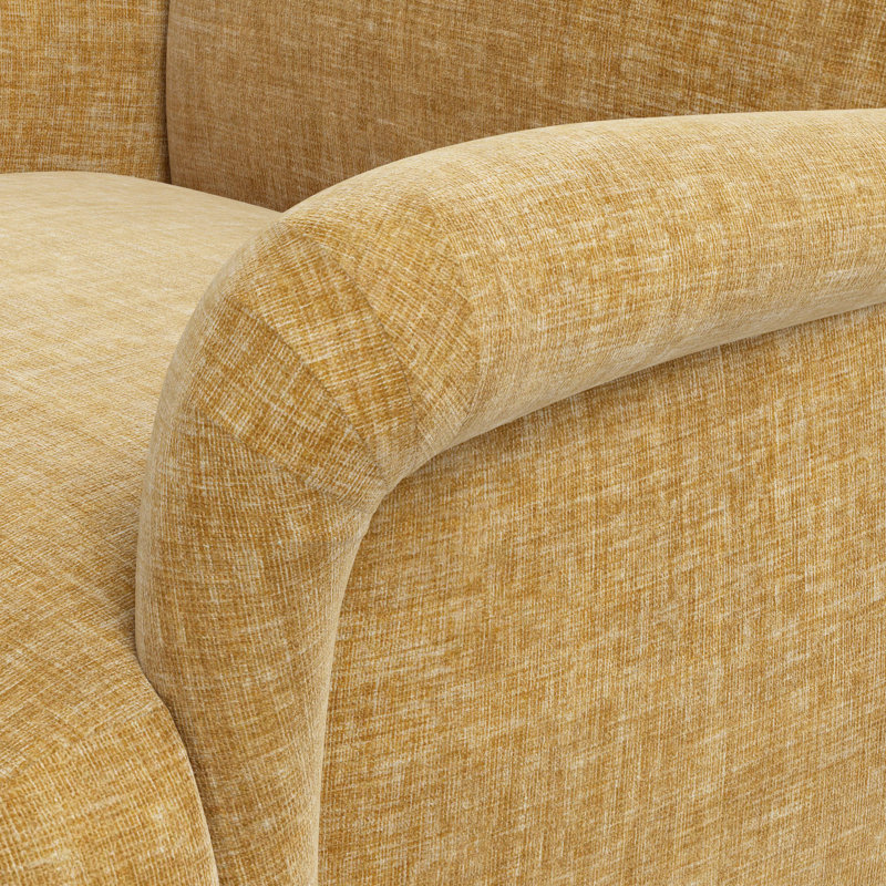 Fauteuil Heylen Elodie, Polyester doré