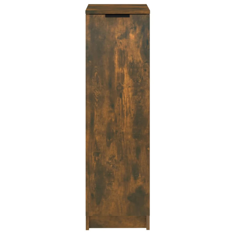 Shoe Cabinet 30x35x100 cm Engineered Wood, Smoked Oak