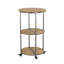 Chariot-bar roulant escamotable rond Ramos