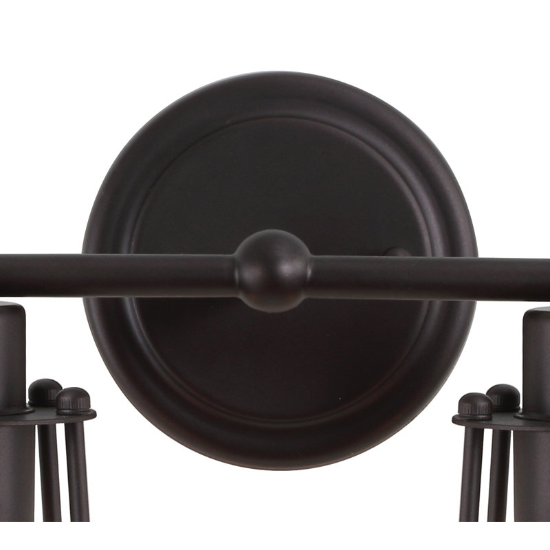 Gillam Metal Vanity Light, Oil Rubbed Bronze, 4