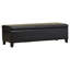 Banc de rangement rembourré en similicuir -15808660