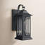 Applique murale d'extérieur 1 lumière Birch Lane ™ Edan en noir thermolaqué