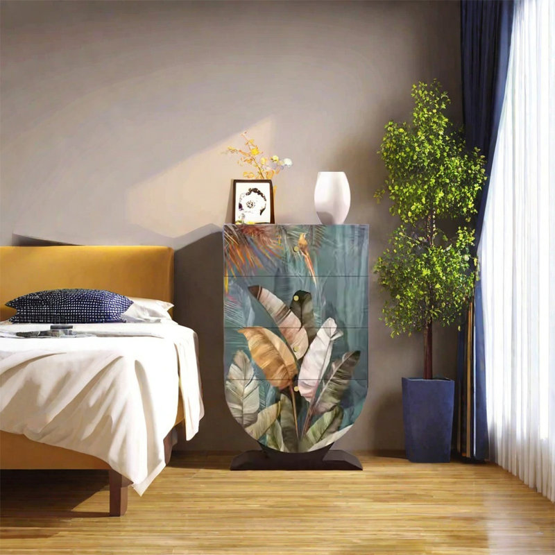 Four Drawer Decorative Cabinet