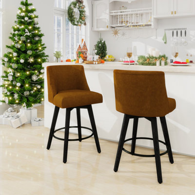 Tabouret de bar et de comptoir pivotant Malakeh