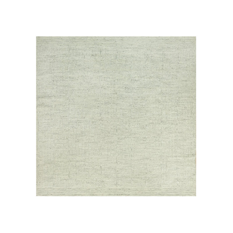 Tapis carré tissé à la main à cordon plat en laine 10 pi 3 po x 10 pi 3 po Edgecomb gris F4C75DB8FCAA4AFC8E888AD34607194B