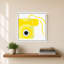 «Retro Téléphone Bright Yellow» par Jen Bucheli - Impression sur toile-150025630-150025627