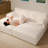Bodhild 94.8" Feather-Filled Chenille Upholstered Sleeper Sofa-1874233827