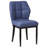 Raffertie 19.6" H PU Leather Upholstered Modern Dining Chairs With Black Metal Frame and Checker-Shaped Backerst-690409912-679365329