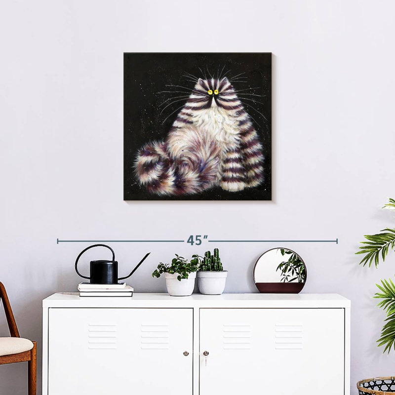 Brampt Purple Burt, 24" H x 24" W