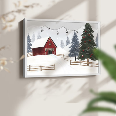 Art de Noël - Dxxx - reproduction encadrée