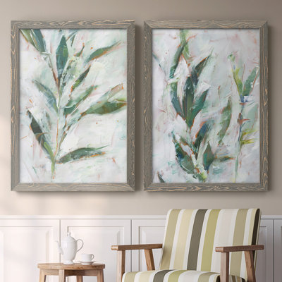 " Tropical Foliage Study I " 2 - Pieces Painting Print