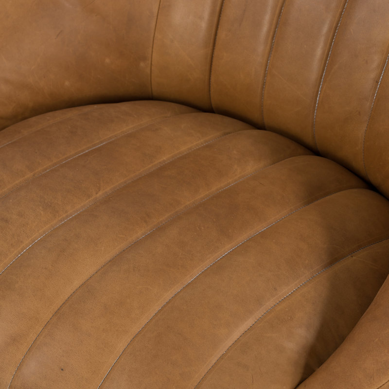 Audie Swivel Chair, Heirloom Sienna