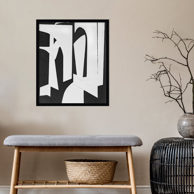 «Espagnol arches II» par Rob Delamater - reproduction d'art encadrée, Noir, H 25 po x l 21 po x P 1 po