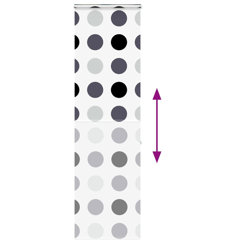 Room Darkening Roller Blind, 70cmW x 240cmL