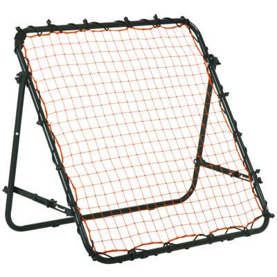 Rebondeur de soccer portatif, filet de rebond de 3,3 pi x 3,3 pi avec conception pliable rapide