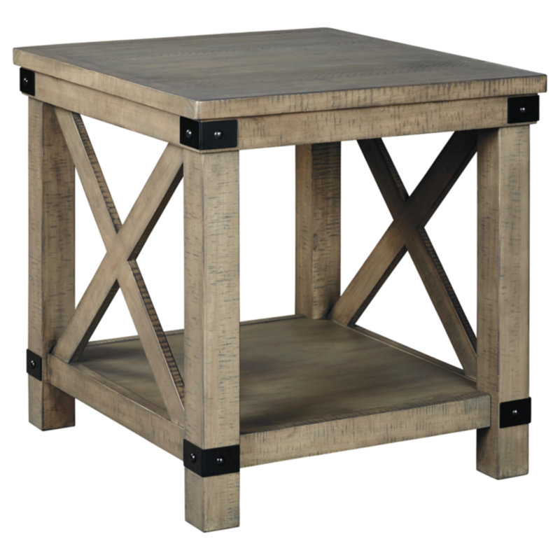 Auberon End Table Set, Brown