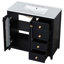 36-Inch Bathroom Vanity With Soft Close Doors, Adjustable Shelves, And Three Drawers For Ultimate Storage And Style-186632172