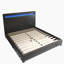 Grand lit plateforme tapissier Jacent