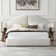 Sabiya Extended Arch Headboard Boucle