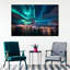 Lofoten Night Northern Lights sur toile-2009827542
