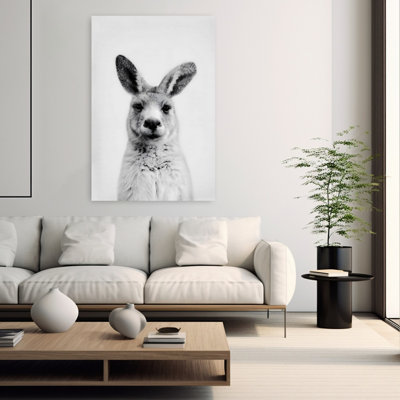 Mr. Kangaroo Abstract Contemporary Wall Art