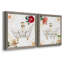 Soak - Ensemble de 2 encadrements d'art textuel sur toile-880407640-880407634