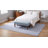 Needlepoints One-of-a-Kind 6' x 9' Rectangle Wool Area Rug in Blue and White