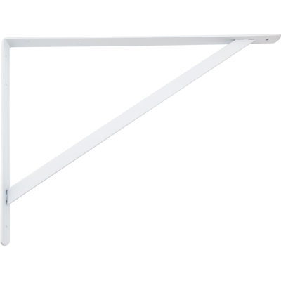 19-1/2" Max Duty Shelf Bracket - White