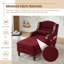 Fauteuil-lit rembourré en tissu-118377198