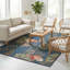 Tapis intérieur / extérieur bleu marine Rolla-668143857
