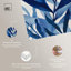 Ensemble floral sur toile glamour bleu par Art Remedy-115987811-115987812