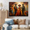 «African Folklore Tales» - Art mural américain encadré