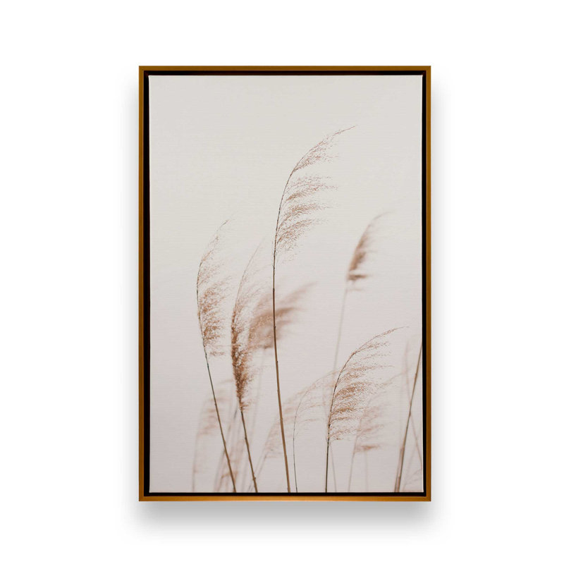 Impression sur toile Wind's Caress, Cadre flottant or poli, H 18,75 po x l 12,75 po x P 1,75 po