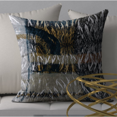 Abstract Throw Pillow