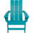 Arenijus Modern Weather-Resistant Plastic Adirondack Chair-1676490489