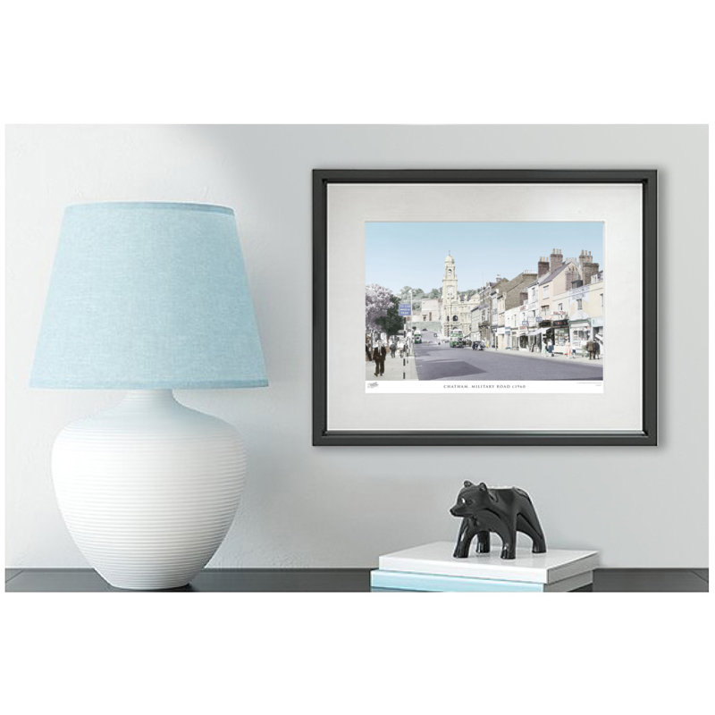 Chatham, Military Road C1960 - Single Picture Frame Print, 60cm H x 80cm W x 2.3cm D