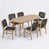 Black Wicker/Light Teak