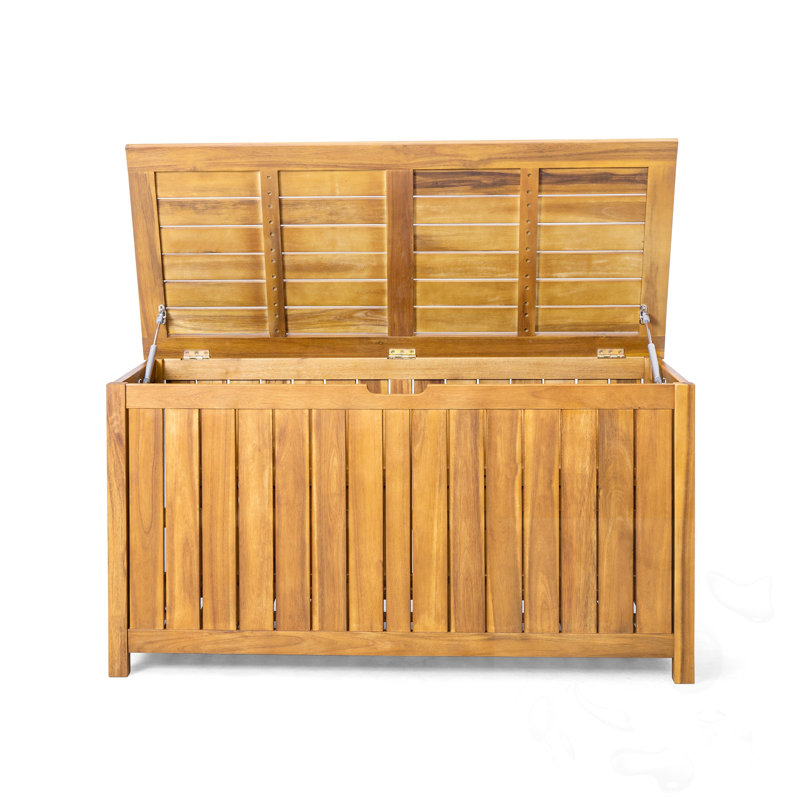 Boîte de terrasse extérieure en bois
