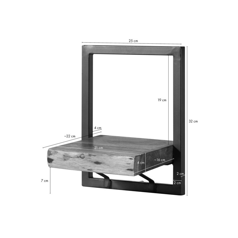 MELBOURNE Floating Shelf, 320cm H x 25cm W x 22cm D