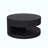 Modern Round Coffee Table with buttom Storage-1424211334-1415840333