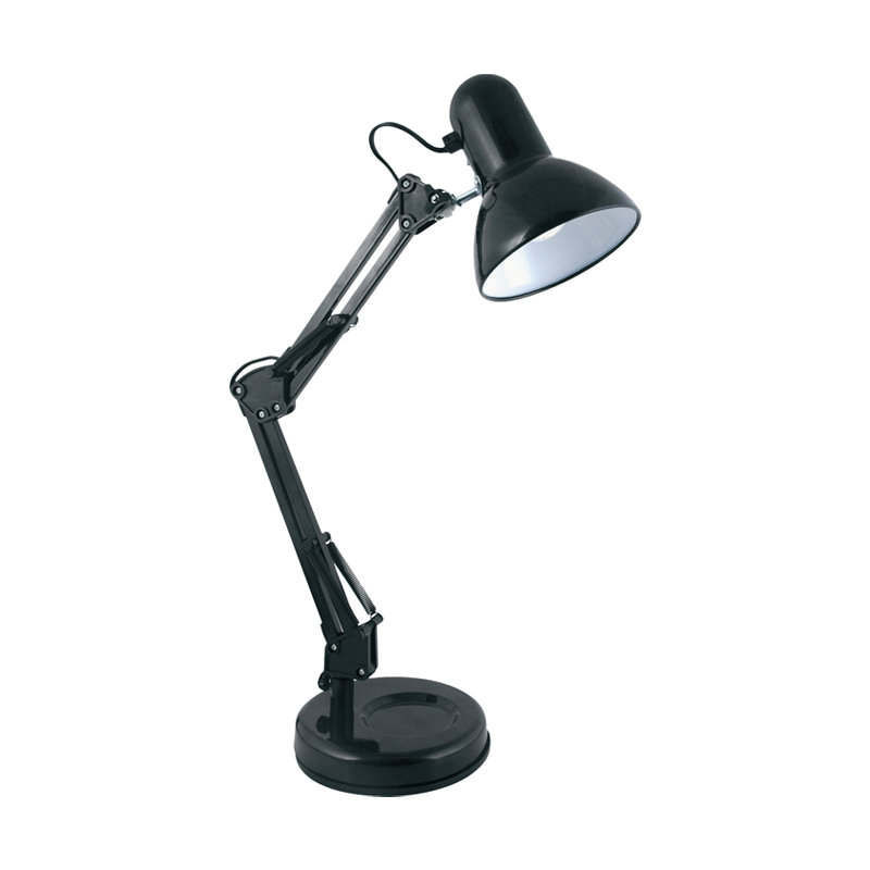 Adjustable Desk Lamp, Black, Black